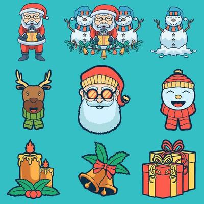 christmas set element