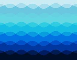 Blue wavy gradient background for template, banner, advertising. vector