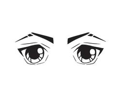 Vector illustration of Eyes Expression