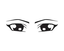 Vector illustration of Eyes Expression