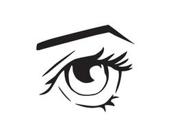 Vector illustration of Eyes Expression