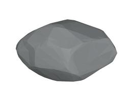 Vector illustration of 3D Stone