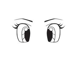 Vector illustration of Eyes Expression