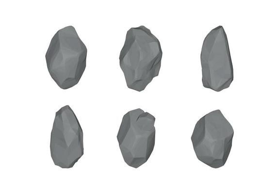 3D Stones Set