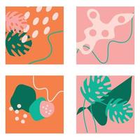 Organic highlights set vector