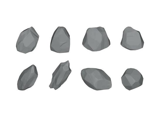 3D Stones Set