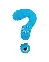 Vector Illustration of the question mark.