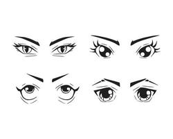 Eyes Expression Set vector