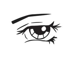 Vector illustration of Eyes Expression