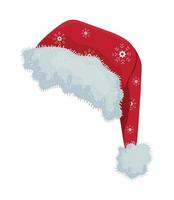 Santa Claus hat vector
