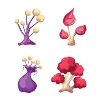 Fantasy Trees Set vector