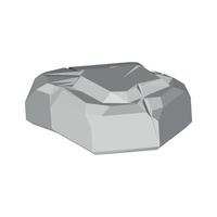 Vector illustration of 3D Stone