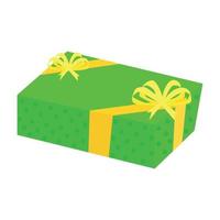 ilustración vectorial de caja de regalo vector