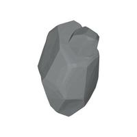 Vector illustration of 3D Stone