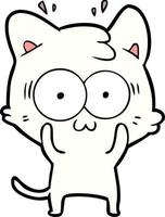 Vector cat character in cartoon style