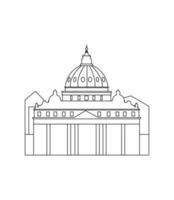 Vector illustration of Rome