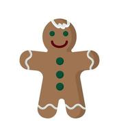 Vector illustrator of Gingerbread man