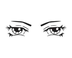 Vector illustration of Eyes Expression