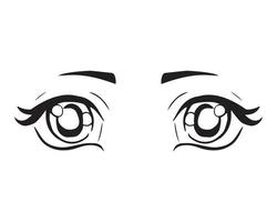 Vector illustration of Eyes Expression