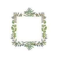 Frame with flower vector