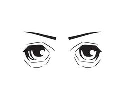 Vector illustration of Eyes Expression