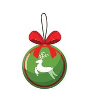 Vector illustrator of Christmas tree decorations