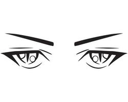 Vector illustration of Eyes Expression