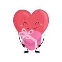 Illustrations with loving heart vector
