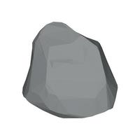 ilustración vectorial de piedra 3d vector