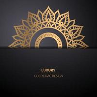 Luxury Mandala Golden with Background vector