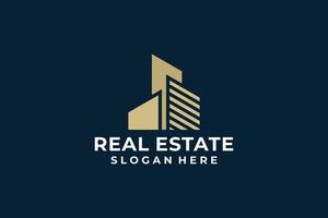 Property real estate identity brand logo design vector