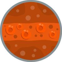 Vessels and arteries under microscope. Red Blood cells in canal. Enlarged view. The medical scheme. Internal human system. Scientific flat illustration vector