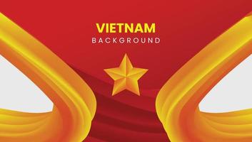 Vietnam national day background design vector