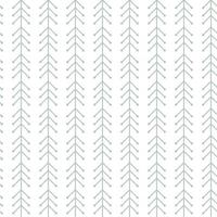 Seamless pattern of forest with simple pine trees on isolated white background. Geometric design for wrapping paper, scrapbook, greeting card, celebration of Christmas, New Year, Winter holidays. vector