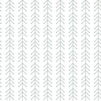 Seamless pattern of forest with simple pine trees on isolated white background. Geometric design for wrapping paper, scrapbook, greeting card, celebration of Christmas, New Year, Winter holidays. vector