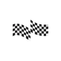 Race flag logo vector