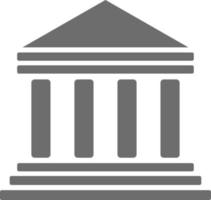 Jury building, illustration, vector on white background.