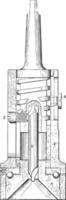 Combined Centring and Countersinking Tool, vintage illustration. vector
