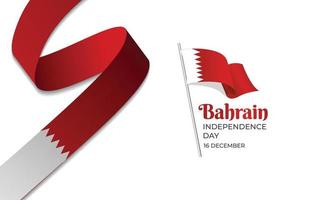 Backdrop of bahrain national day vector