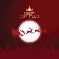 Merry christmas design template vector