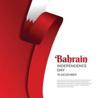 Bahrain independence day vector