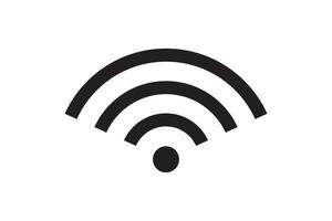 Wi Fi symbol signal connection. Vector wireless internet technology sign. Wifi network communication icon.