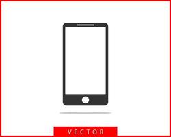 ilustración de vector de icono de teléfono. aplicación de centro de llamadas. iconos de teléfono estilo plano de moda. contáctenos silueta de línea.