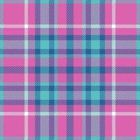 Pixel background vector design. Modern seamless pattern plaid. Square texture fabric. Tartan scottish textile. Beauty color madras ornament.