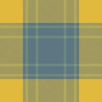 Plaid check pattern. Seamless fabric texture. Tartan textile print. vector