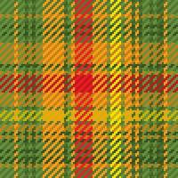 Seamless pattern of scottish tartan plaid. Repeatable background with check fabric texture. Vector backdrop striped textile print.