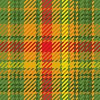 Seamless pattern of scottish tartan plaid. Repeatable background with check fabric texture. Vector backdrop striped textile print.