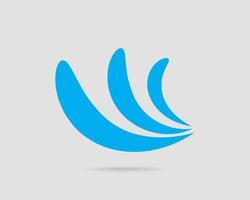 Waves vector design. Water wave icon. Wavy lines isolated.