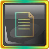 Notes grey square vector icon illustration with yellow and green details on white background