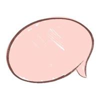 vector illustration Speech Bubbles Hand Drawn